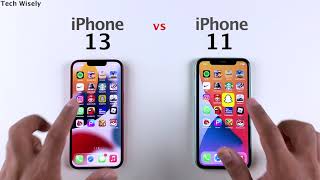 iPhone 13 vs iPhone 11  SPEED TEST [upl. by Rheba]