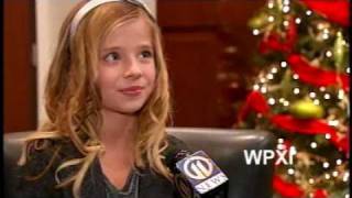 WPXI  Exclusive Interview With Jackie Evancho At Winter Classic In Pittsburgh [upl. by Elrebmik270]