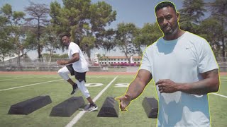 Willie McGinests Linebacker Workout Footwork amp Reaction Drills [upl. by Nelson344]