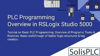 PLC Programming Tutorial  Allen Bradley Training in RSLogix 5000 Ladder Logic Basics for Beginners [upl. by Mosby]