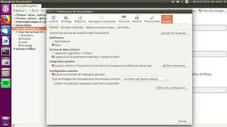 Tutoriel thunderbird désactiver les notifications sonores et visuelles sur sa messagerie [upl. by Yenffit]