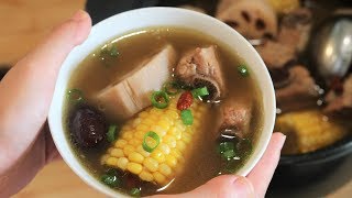 Pork Ribs w Lotus Root Soup Recipe [upl. by Cown]