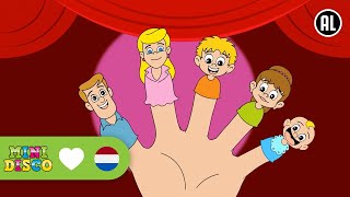 DE FAMILIE VINGER  Kinderliedjes  Liedjes voor Peuters en Kleuters  Minidisco [upl. by Reeves177]