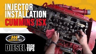 How To Install A Cummins ISX Fuel Injector [upl. by Hsina]