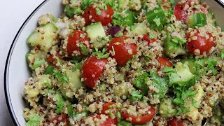 Quinoa Recipes  Best Quinoa Salad  AampA Homemade [upl. by Nosirrag]