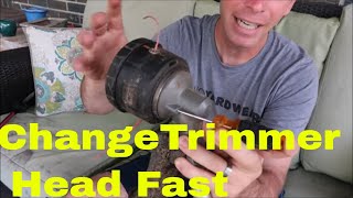 How to Replace a String Trimmer Head [upl. by Dmitri]