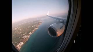 Landing at Zante  Zakynthos  Airport [upl. by Mellitz76]