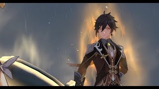 Zhongli Story Quest Ending Cutscene [upl. by Llezniuq429]