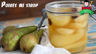 Recette des Poires au sirop [upl. by Essiralc]