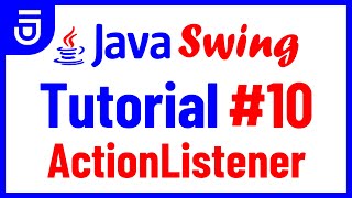 ActionListener  Java Swing Tutorial for Beginners [upl. by Anelliw629]