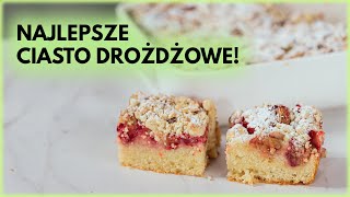 Klasyczne CIASTO DROŻDŻOWE z kruszonką i rabarbarem  Sugarlady [upl. by Andi736]