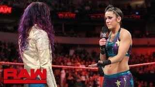 Bayley is still angry at Sasha Banks Raw March 19 2018 [upl. by Otit]