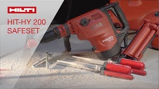 INTRODUCING the Hilti HITHY 200 system with SafeSet™ technology [upl. by Redmer]