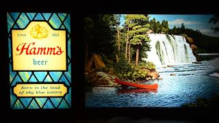 Hamms Beer Scenorama sign late 50s early 60s vintage repair [upl. by Neleh382]