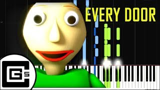 BALDIS BASICS SONG quotEvery Doorquot by CG5 Synthesia Piano Tutorial [upl. by Addie775]