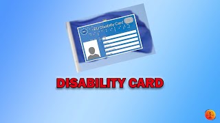 Disability Card [upl. by Vern801]