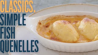 Easiest way to make bistrot style fish quenelles with a sauce to die for [upl. by Sneed]