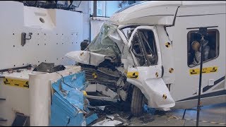 RV Crash Tests  Testing the Safety of Recreational Vehicles [upl. by Ardnikat]