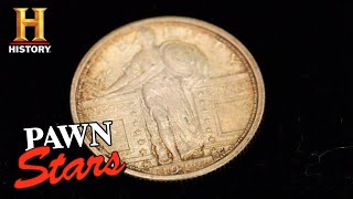 Pawn Stars CONTROVERSIAL Coin is quotREALLY REALLY COOLquot Extended Cut  History [upl. by Stephana]