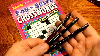 Crossword Puzzle 14 Start to Finish  ASMR Sleep [upl. by Ynots]