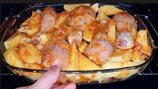 Kofsha pule me patate ne furre me nje salcë qe se keni provu👌🍗🍗 [upl. by Rosetta883]