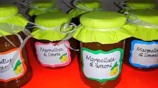 Marmellata di limoni Amalfitana velocissima [upl. by Angelle]