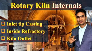 Rotary Kiln Internal  Detail overview about Inlet Chamber Inside Refractory amp Outlet Tip Casting [upl. by Bueschel]