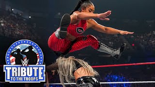 Bianca Belair vs Liv Morgan Tribute to the Troops Nov 14 2021 [upl. by Daphne647]