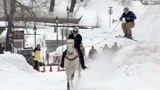 Crazy Winter Sport Skijoring  Season Pass [upl. by Ellord]