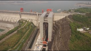 Worlds Largest Ship Elevator Opens at Three Gorges Dam in Central China [upl. by Reeves]