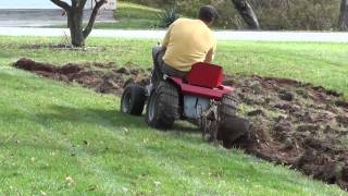 Plowing our first garden [upl. by Hay]