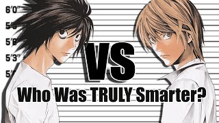 Light VS L  Who Was TRULY Smarter Death Note [upl. by Nani]