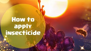 How to apply Imidacloprid insecticide [upl. by Willner]