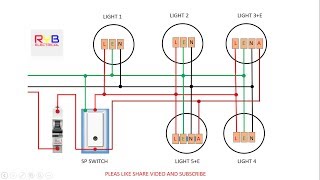 emergency light switch wiring diagram [upl. by Pavia]