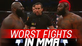 The Worst Fights In MMA [upl. by Joannes680]