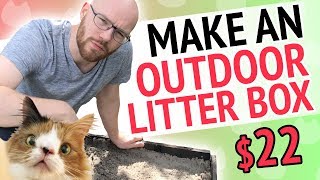 How to make an Outdoor Litter Box [upl. by Borlow]