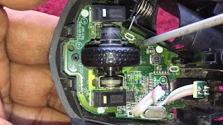 Logitech wireless mouse servicing repair disassembly English USA UK Canada Australia Germany [upl. by Keelia]