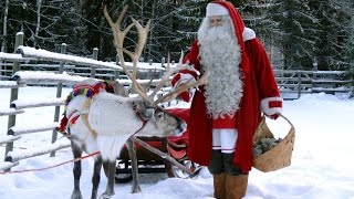 Santa Claus Village 4K Rovaniemi Lapland Finland families meet real Father Christmas Travel video [upl. by Assyn]