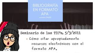 bibliografía en formato apa en word 2020 [upl. by Aznarepse]