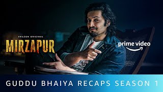 Guddu Bhaiya Recaps Mirzapur  Ali Fazal  Amazon Original  Oct 23 [upl. by Tilly]