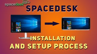 SPACEDESK  FULL INSTALLATION AND SETUP PROCESS 2022 [upl. by Ademordna]