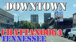 Chattanooga  Tennessee  4K Downtown Drive [upl. by Lenahc]