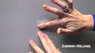 How to Spackle Nail Holes before Painting  SherwinWilliams [upl. by Eilyk]