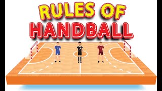 Rules of Handball  HANDBALL Rules  How to Play HandBall [upl. by Anaimad133]