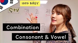 How to make WORD with Consonant and Vowel Hangul class 3 [upl. by Ahsekel]