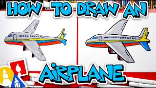 How To Draw An Airplane [upl. by Naujled]