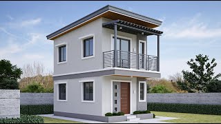 4 x 6 Meters SMALL HOUSE DESIGN  48 SQM [upl. by Stalker]