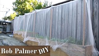 Garden Bed Netting  DIY Build [upl. by Carmella628]