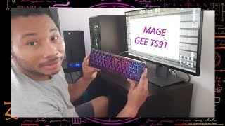 TECH REVIEW  MAGEGEE TS91 MINI RGB KEYBOARD [upl. by Anerys]