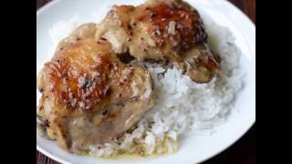 Mustard Chicken Poulet A La Moutarde [upl. by Ardiedal342]